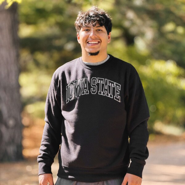 ZooZatz Iowa State Monocolor Black Crewneck